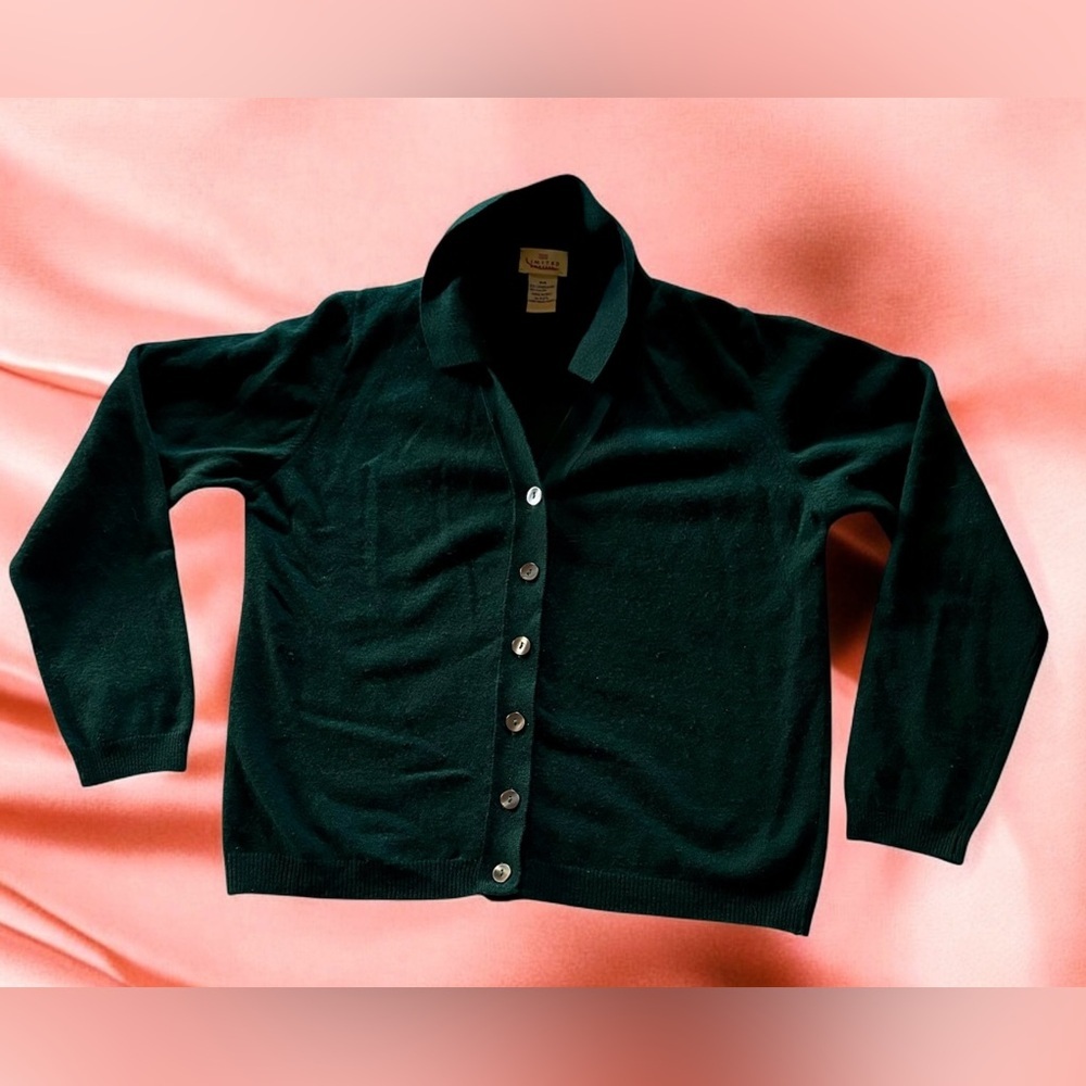 ⭐️The Limited Button Front Lambswool Cardigan Sweater Made in Italy VINTAGE⭐️